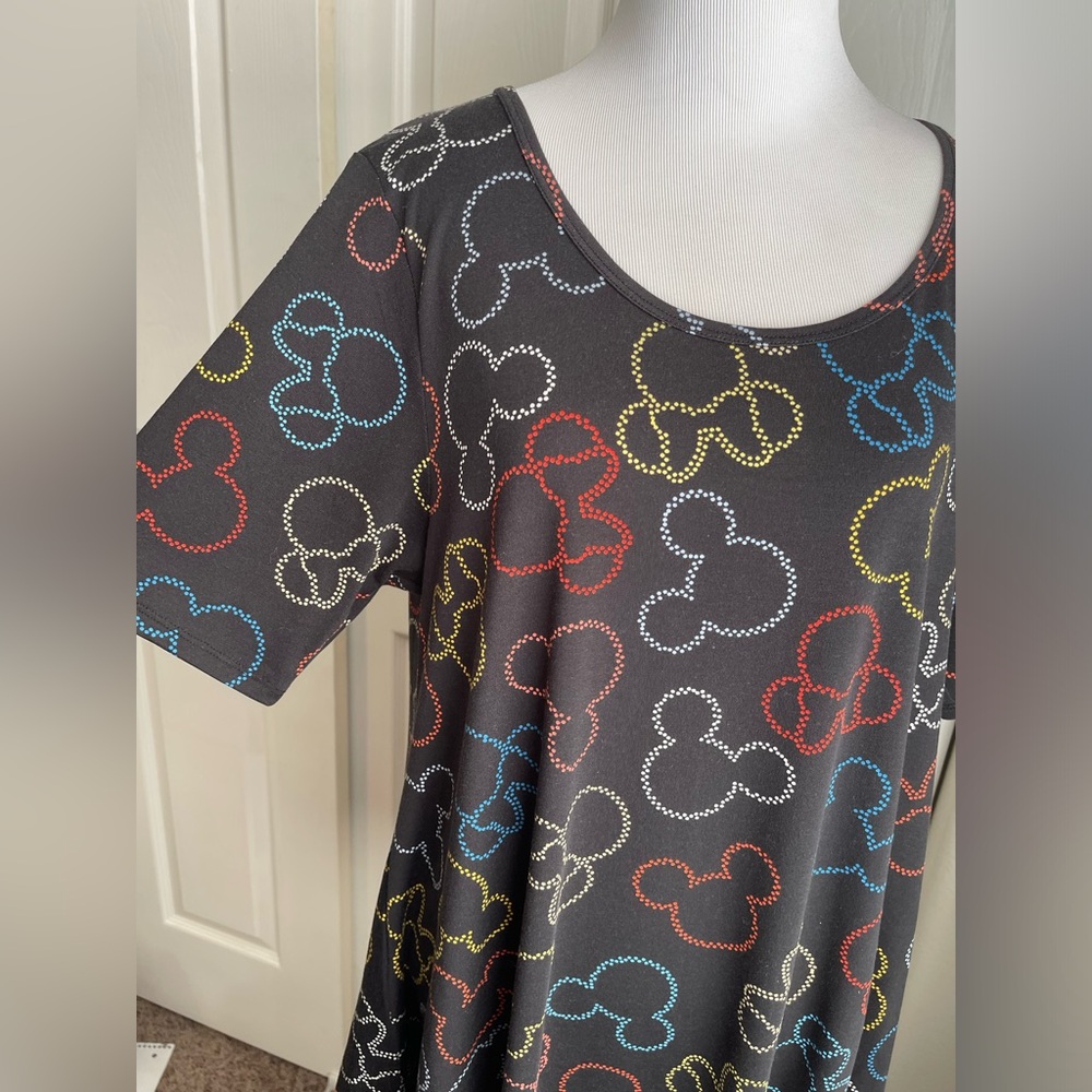 LulaRoe Disney Mickey & Minnie Dress Large - Picture 2 of 6